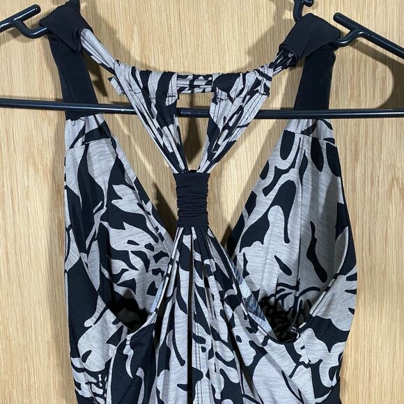 Vtg Y2K Babydoll Dress Handkerchief Hem Forest Fairy Halter Empire Waist Sz M - Picture 5 of 10